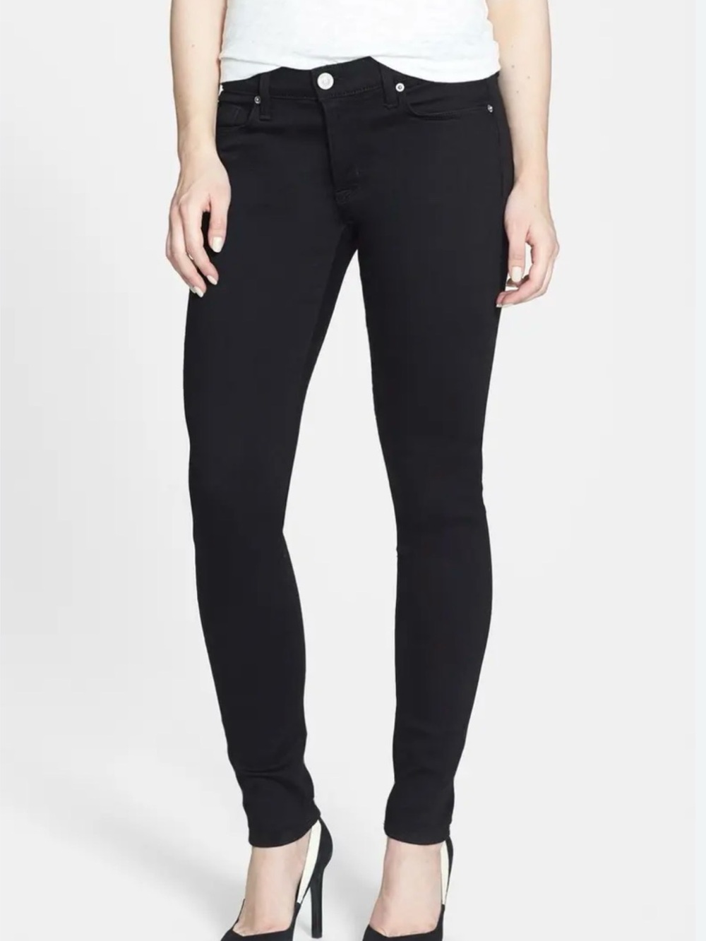 NWT Hudson Krista Super Skinny Jeans Denim Black Sz. 27
